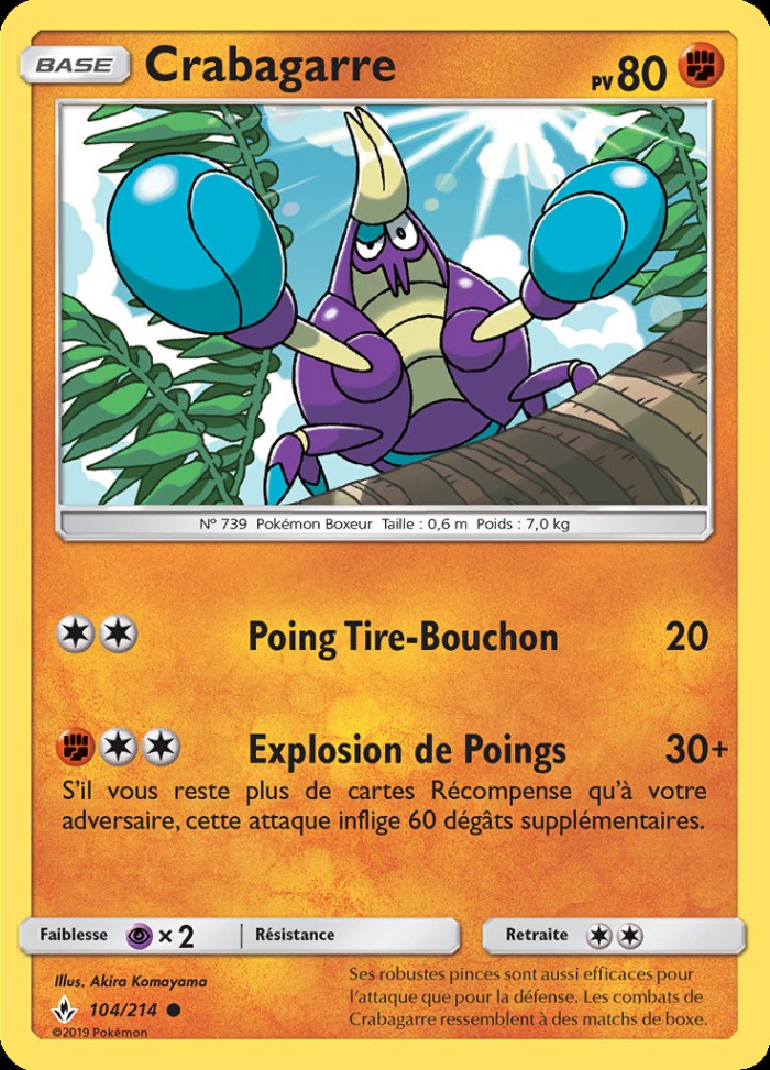 Carte Pokémon: Crabagarre