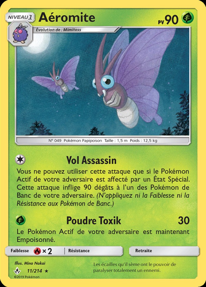 Carte Pokémon: Aéromite