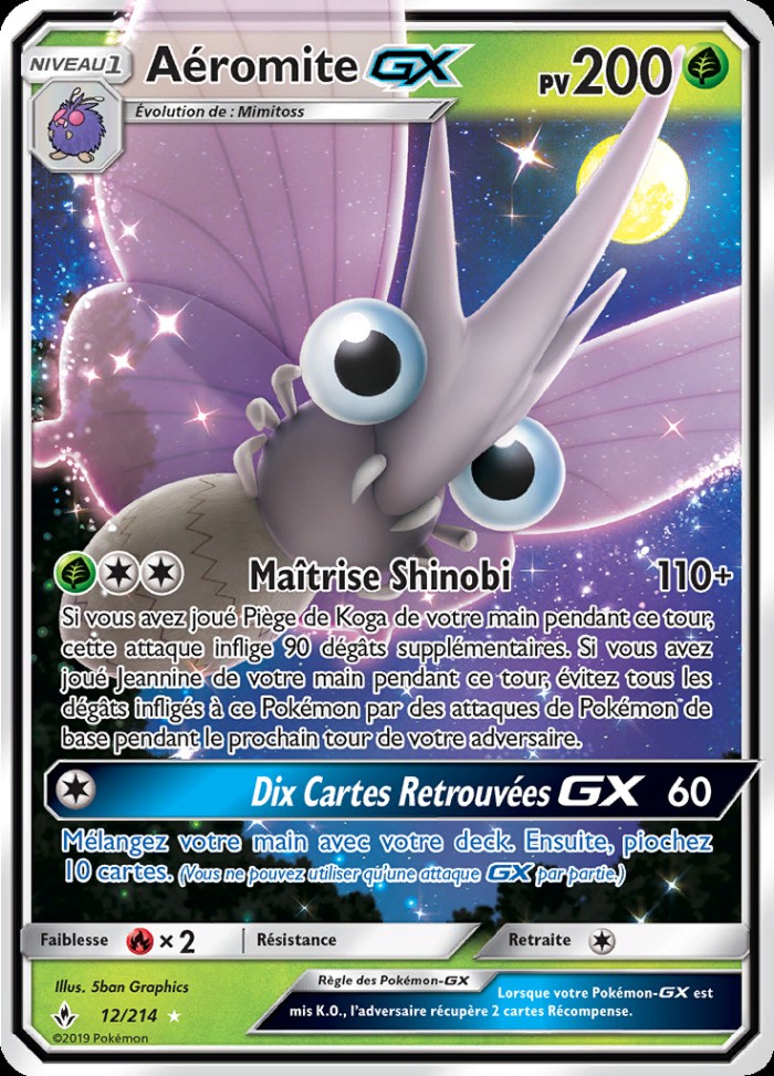 Carte Pokémon: Aéromite GX