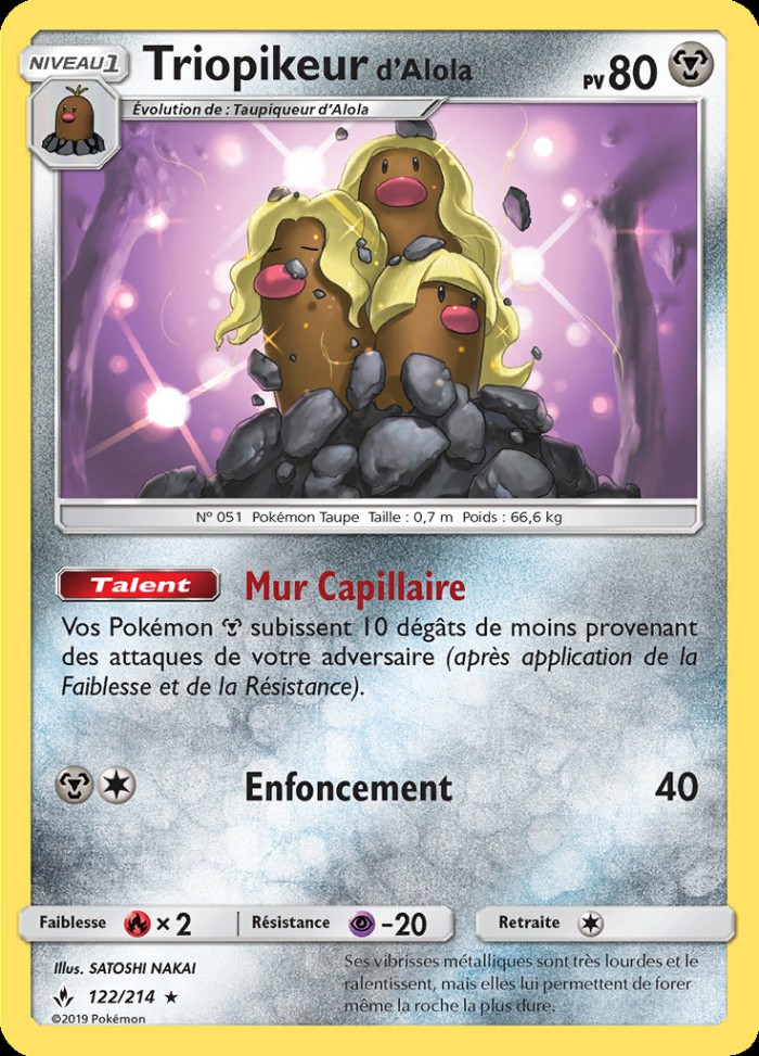 Carte Pokémon: Triopikeur d'Alola