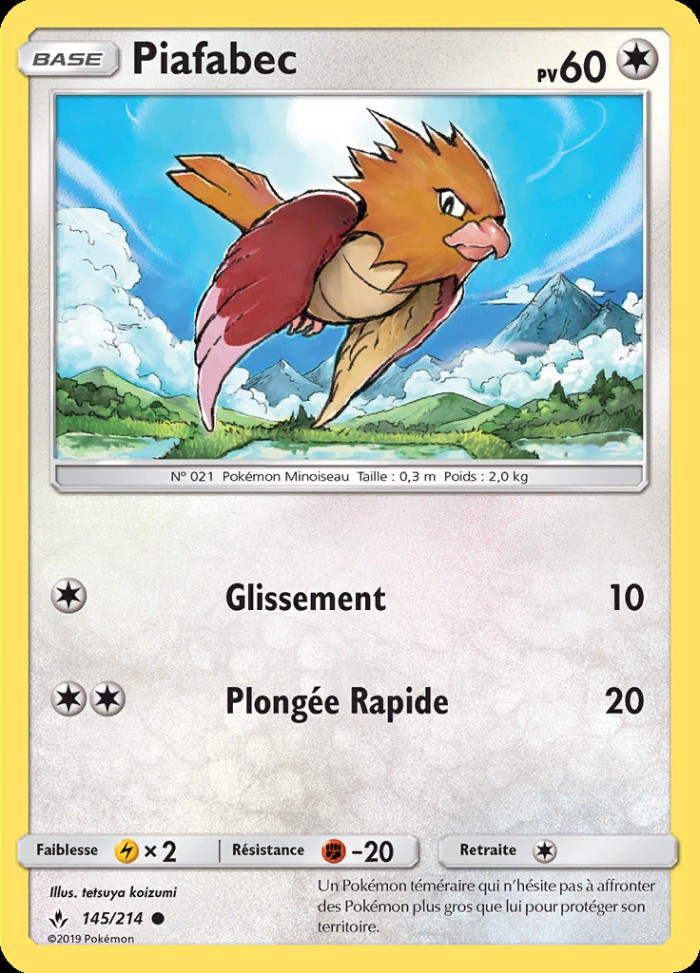 Carte Pokémon: Piafabec