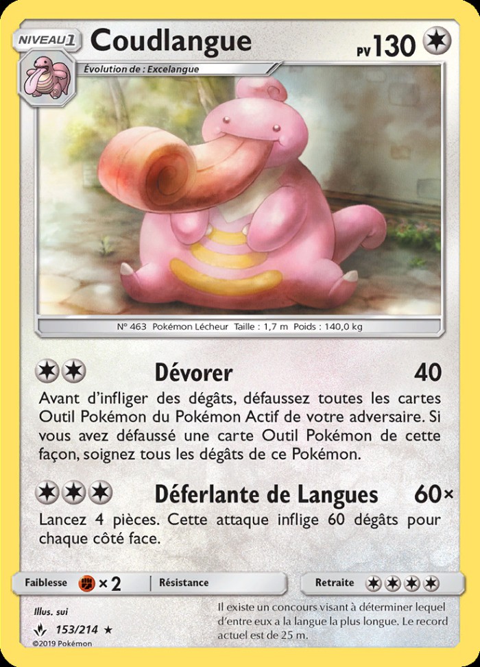 Carte Pokémon: Coudlangue