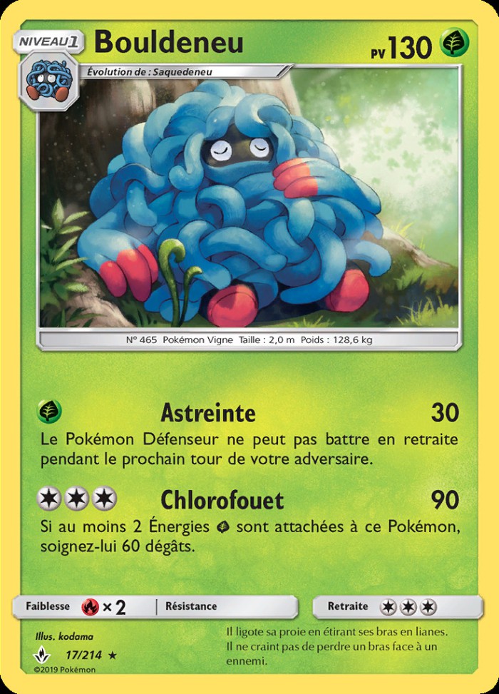 Carte Pokémon: Bouldeneu