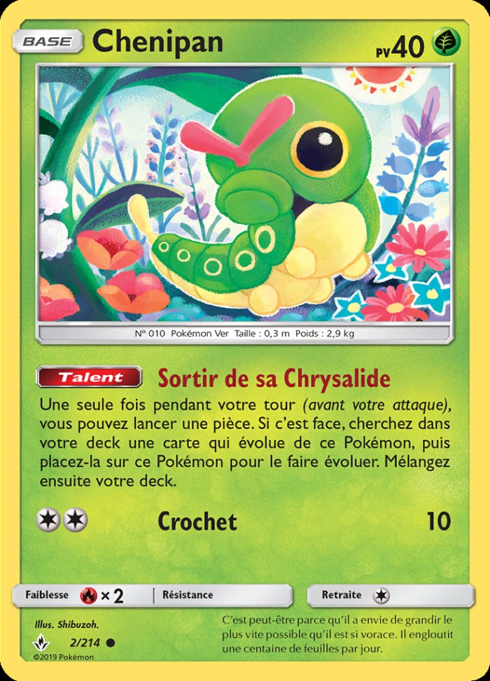 Carte Pokémon: Chenipan