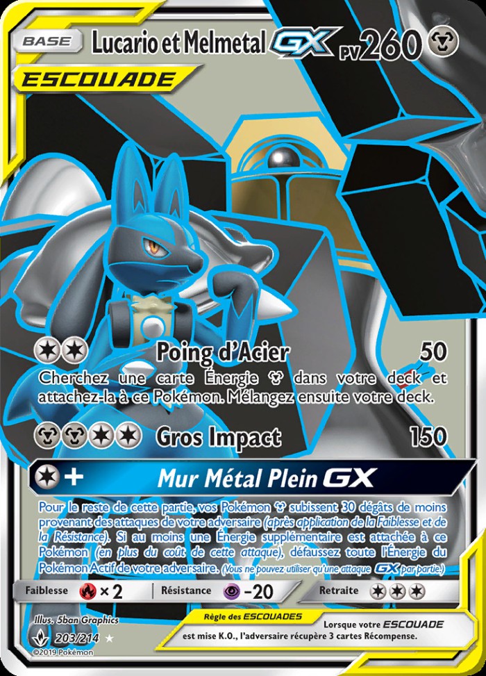 Carte Pokémon: Lucario et Melmetal GX