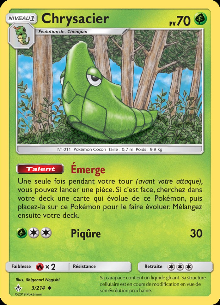 Carte Pokémon: Chrysacier