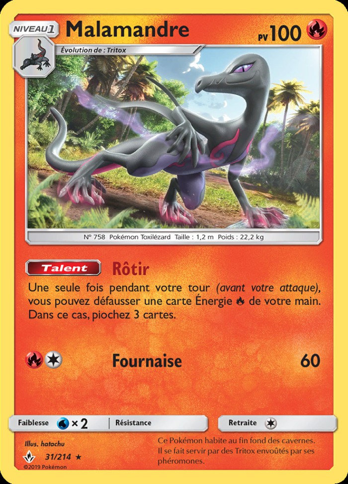 Carte Pokémon: Malamandre