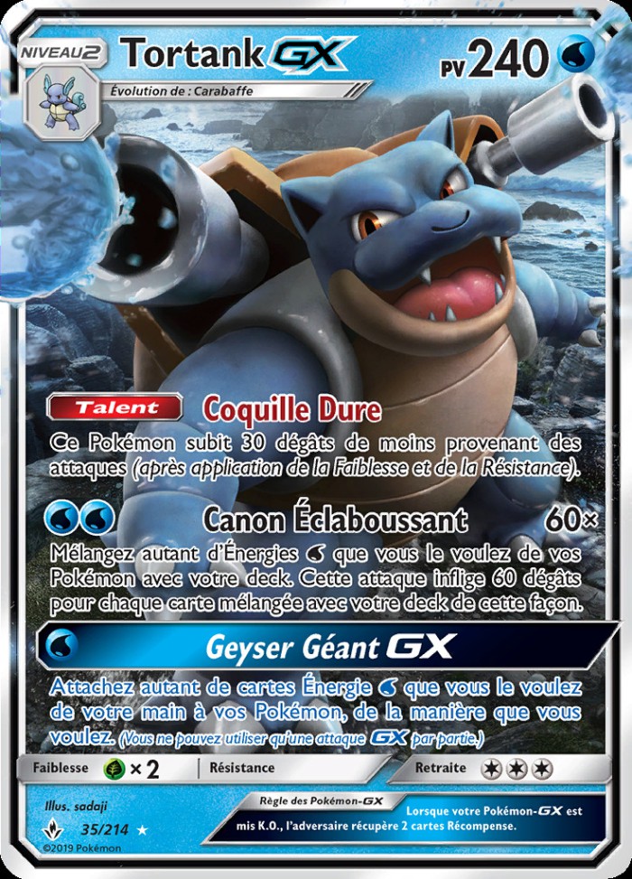 Carte Pokémon: Tortank GX