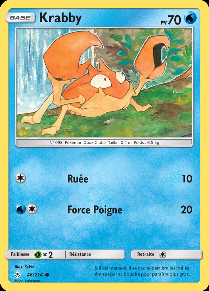 Carte Pokémon: Krabby