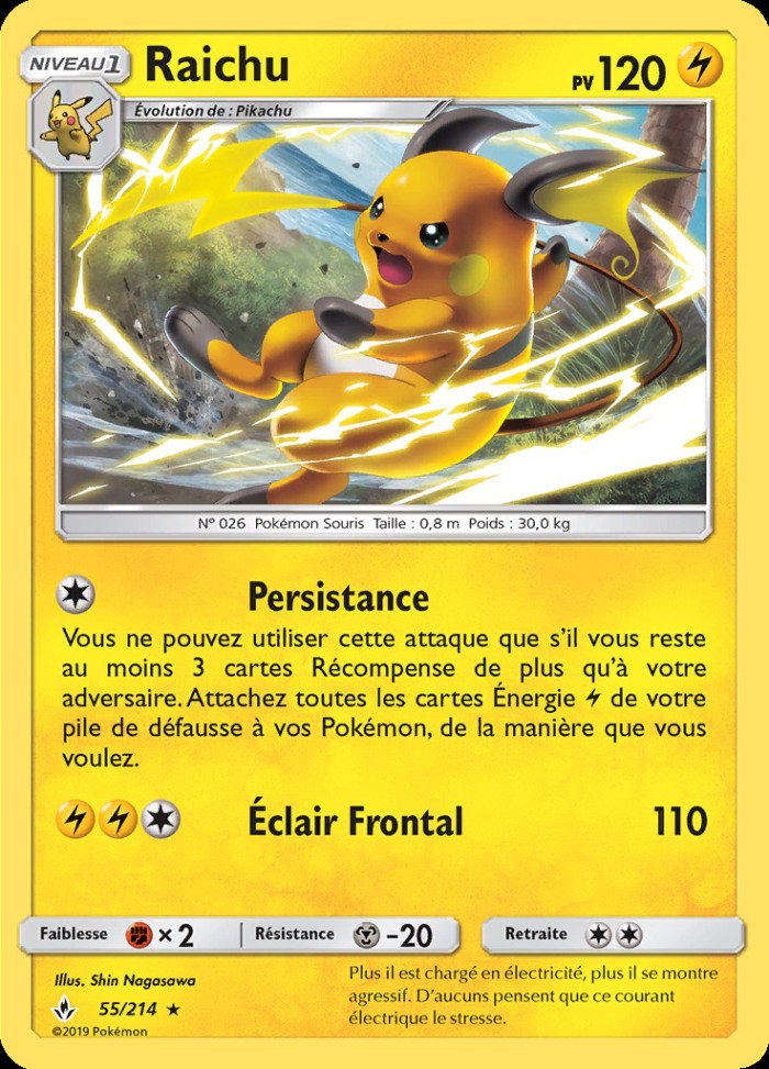 Carte Pokémon: Raichu