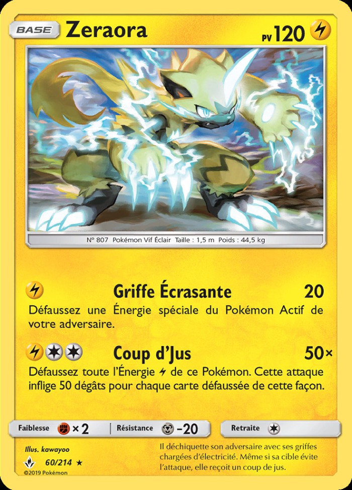 Carte Pokémon: Zeraora