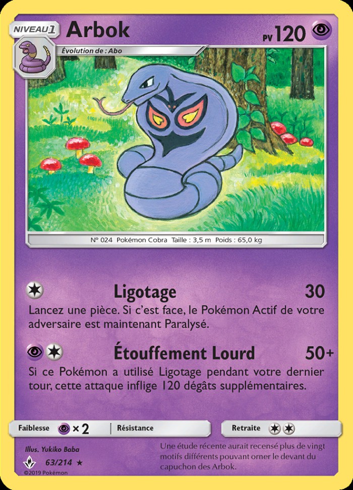 Carte Pokémon: Arbok