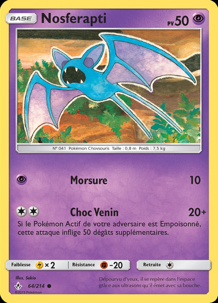 Carte Pokémon: Nosferapti