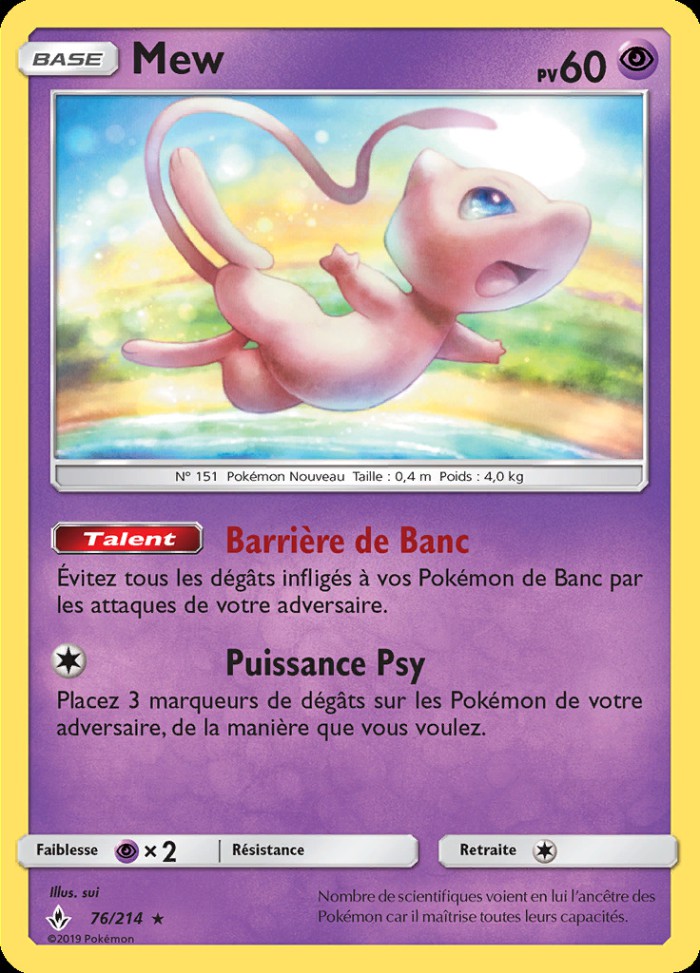 Carte Pokémon: Mew