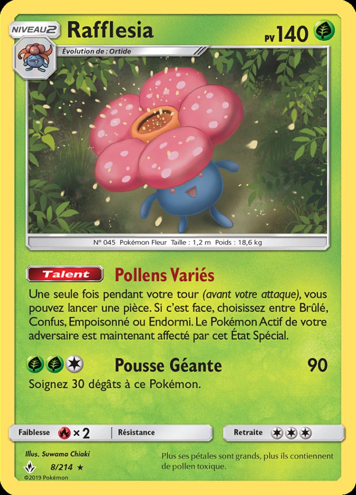 Carte Pokémon: Rafflesia