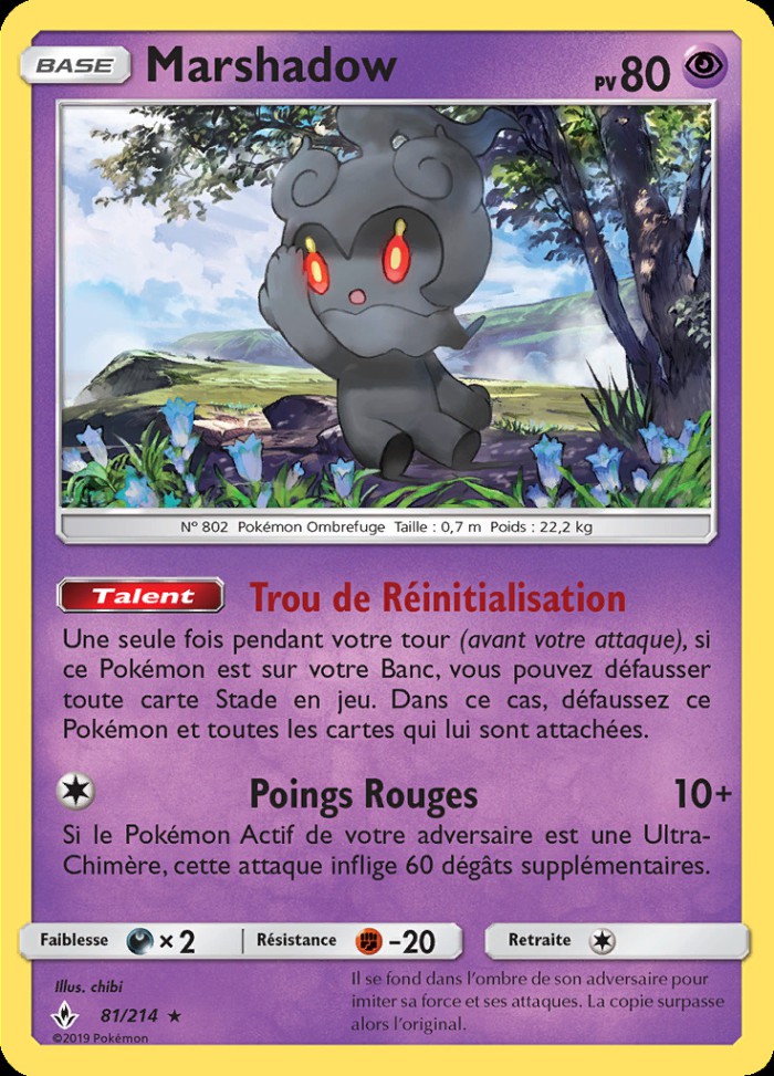 Carte Pokémon: Marshadow