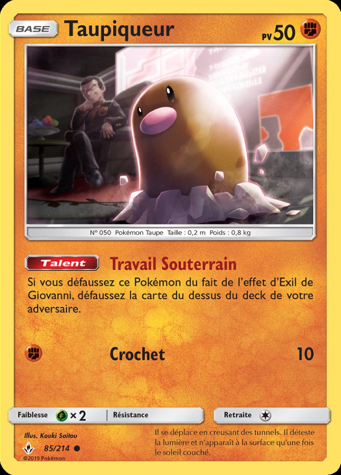 Carte Pokémon: Taupiqueur