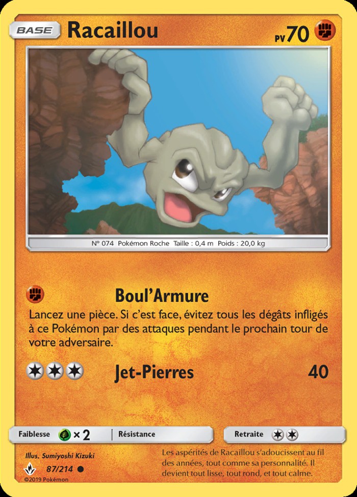 Carte Pokémon: Racaillou