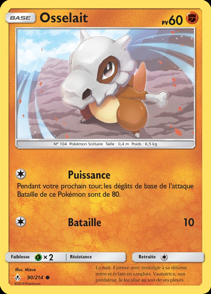 Carte Pokémon: Osselait