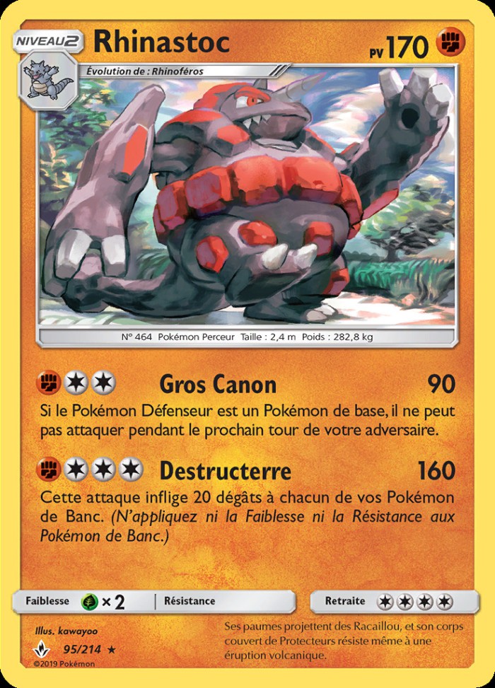 Carte Pokémon: Rhinastoc