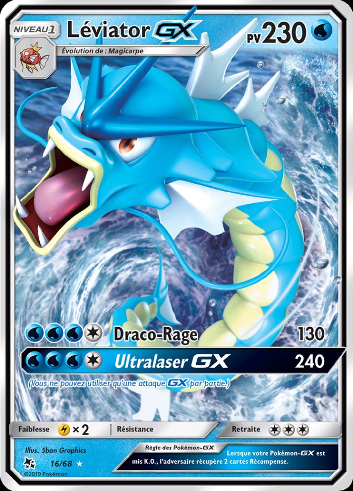 Carte Pokémon: Léviator GX