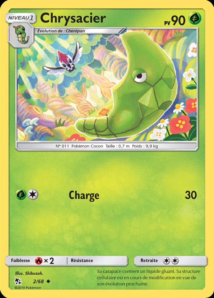 Carte Pokémon: Chrysacier