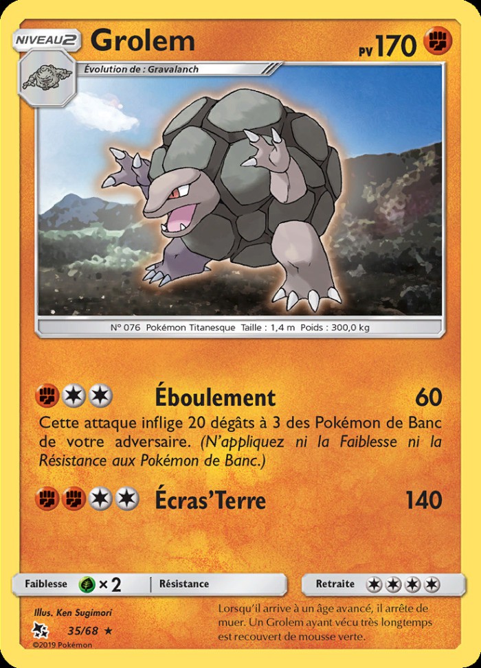 Carte Pokémon: Grolem