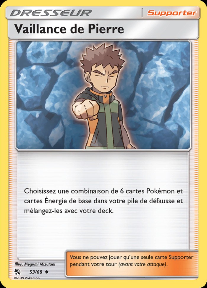 Carte Pokémon: Vaillance de Pierre