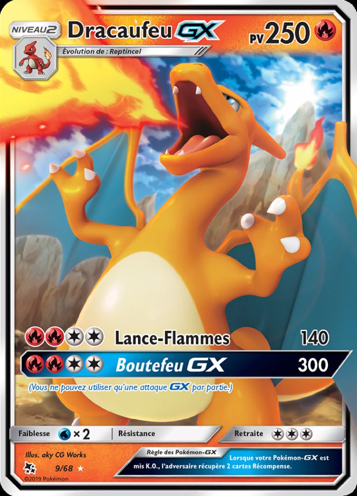 Carte Pokémon: Dracaufeu GX