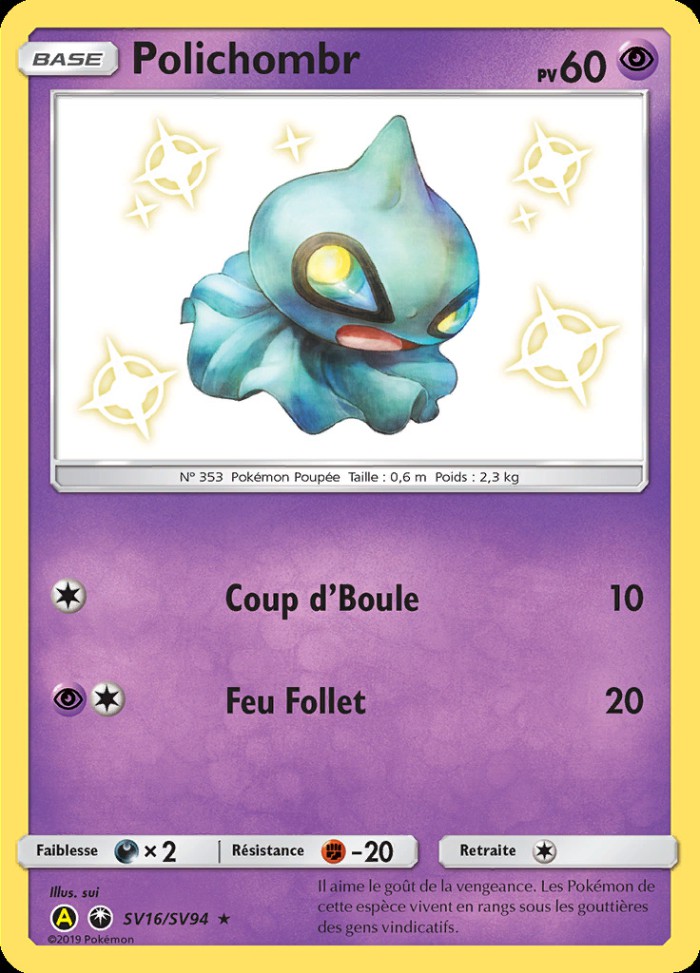 Carte Pokémon: Polichombr