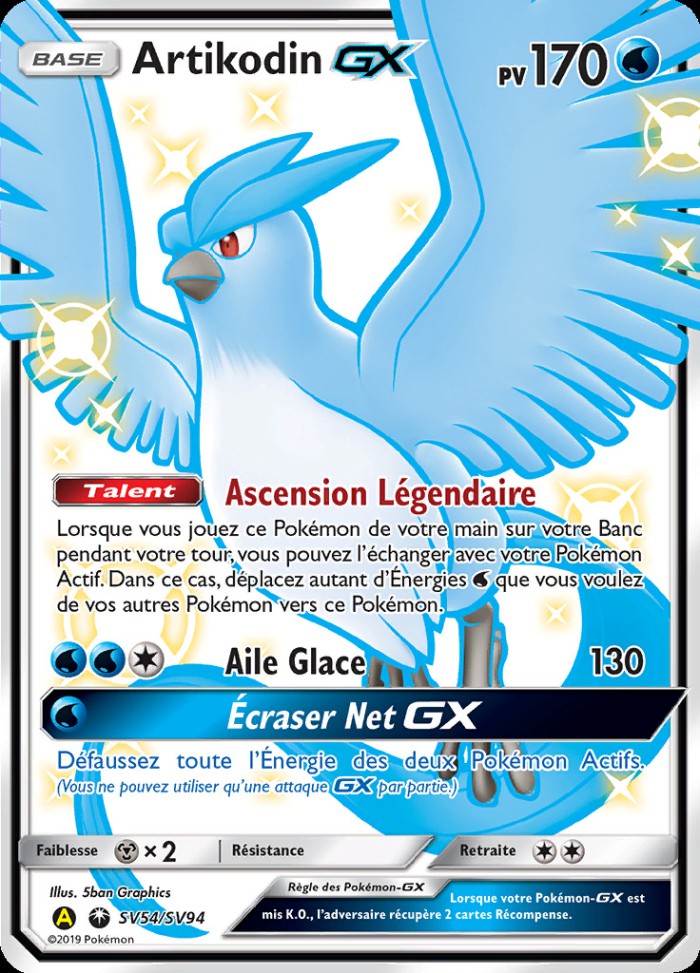 Carte Pokémon: Artikodin GX