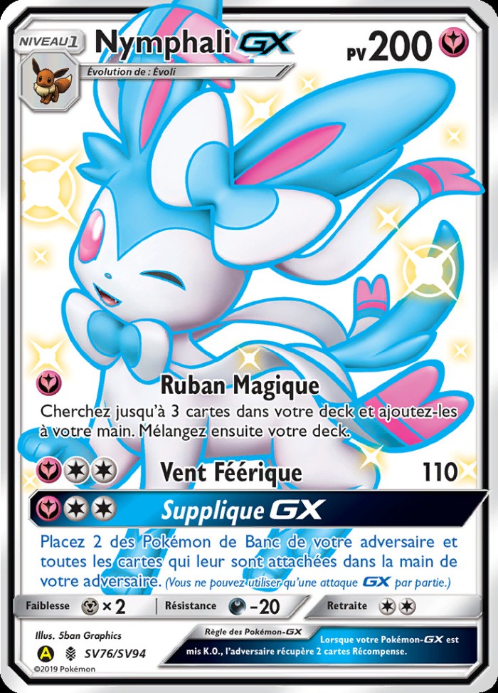 Carte Pokémon: Nymphali GX