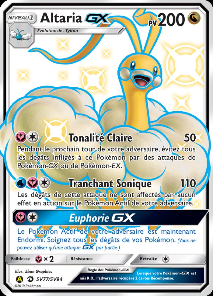 Carte Pokémon: Altaria GX