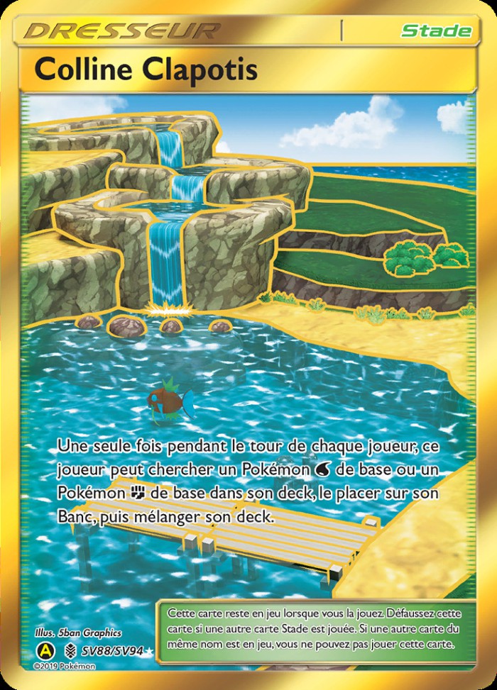 Carte Pokémon: Colline Clapotis