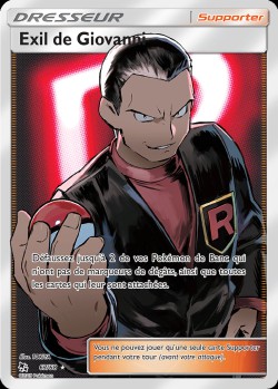 Carte Pokémon: Exil de Giovanni