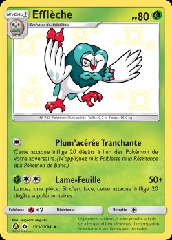 Carte Pokémon: Efflèche