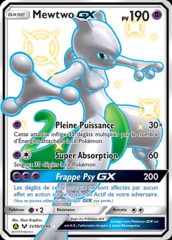 Carte Pokémon: Mewtwo GX