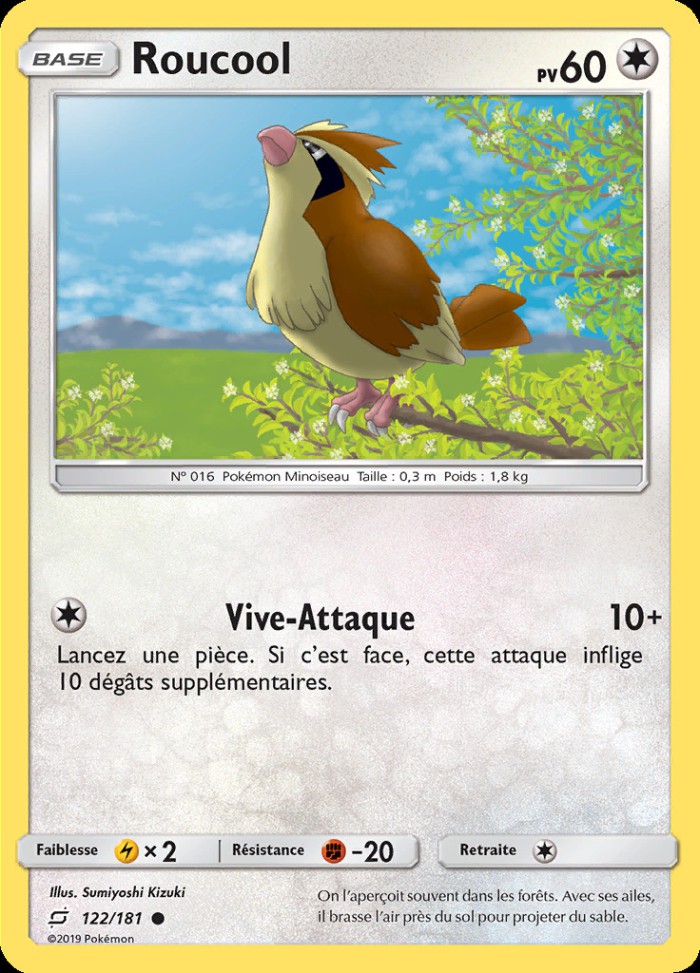 Carte Pokémon: Roucool