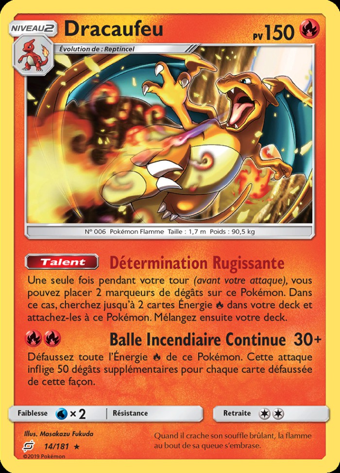 Carte Pokémon: Dracaufeu