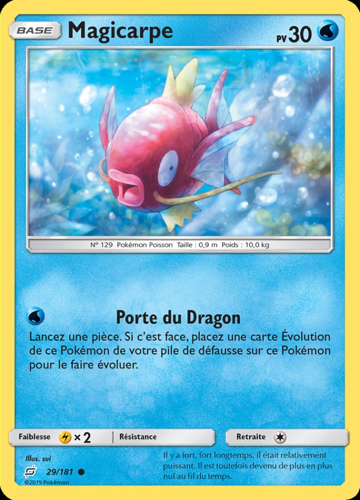 Carte Pokémon: Magicarpe