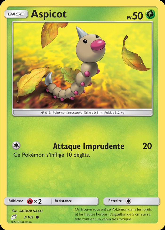 Carte Pokémon: Aspicot