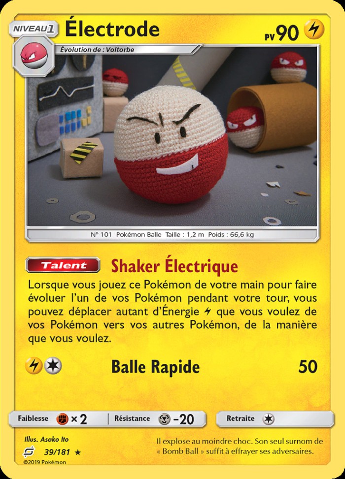 Carte Pokémon: Électrode