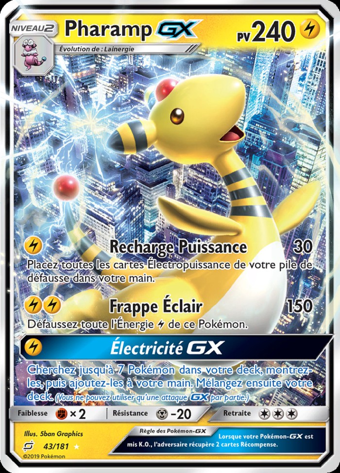 Carte Pokémon: Pharamp GX