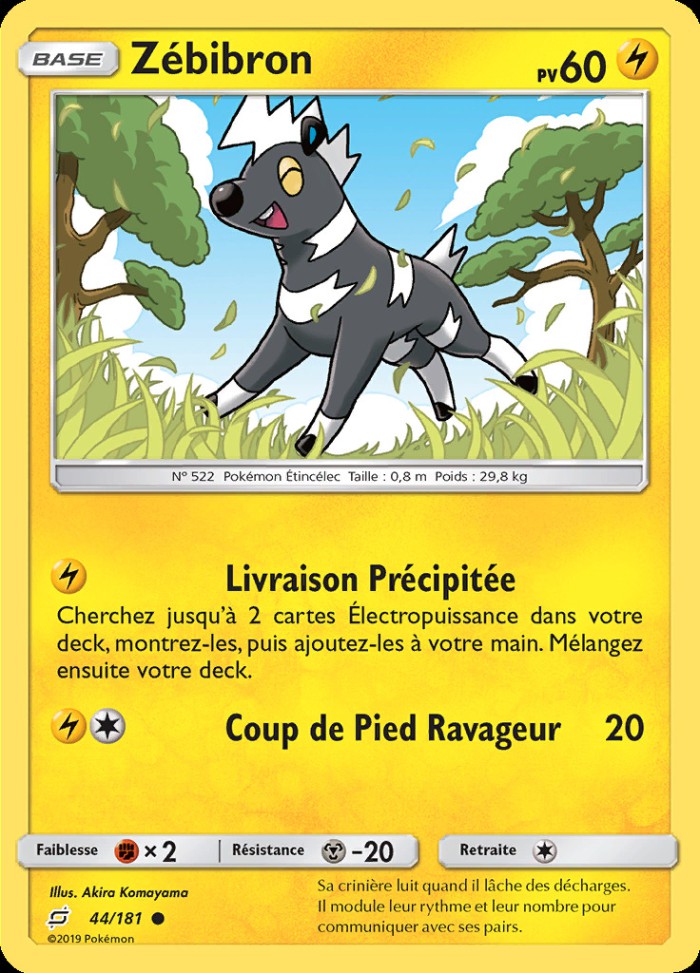 Carte Pokémon: Zébibron