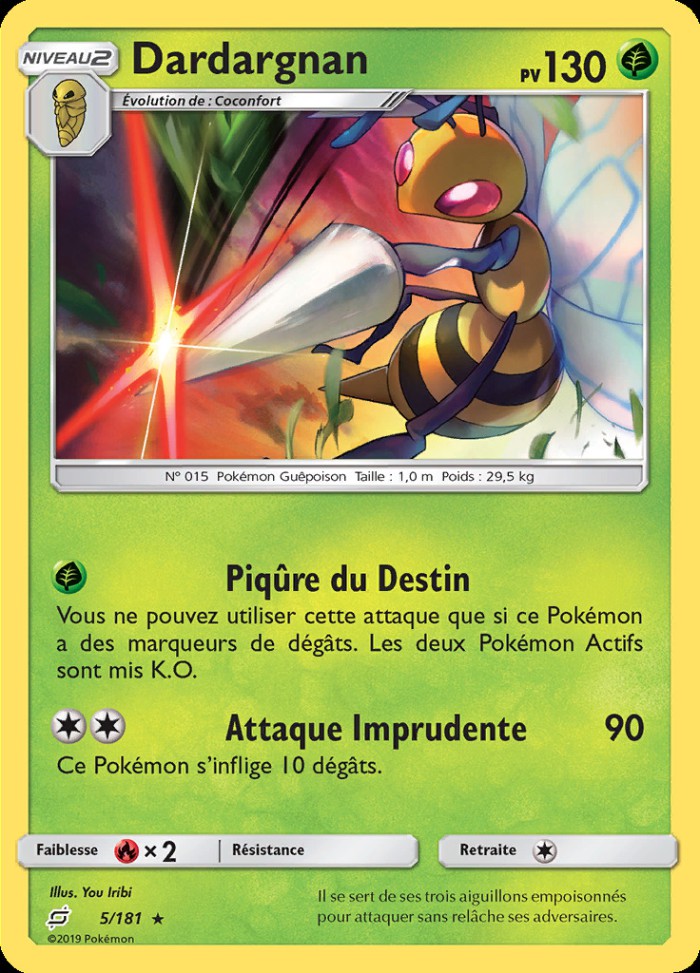 Carte Pokémon: Dardagnan