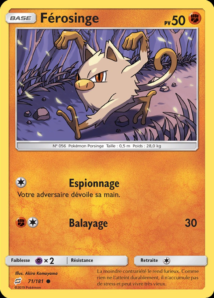 Carte Pokémon: Férosinge