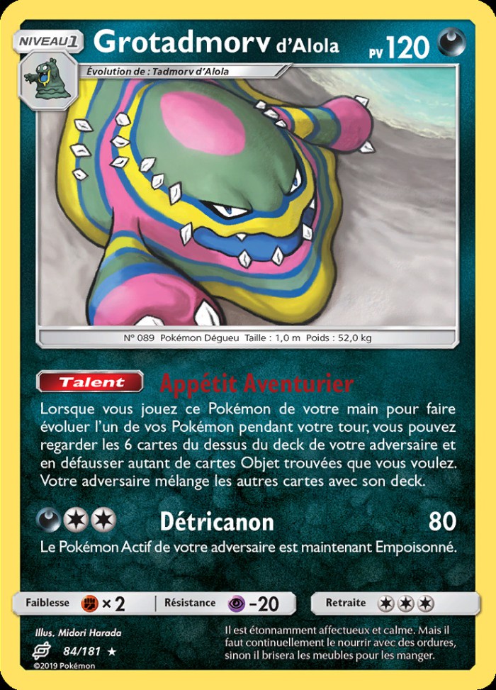 Carte Pokémon: Grotadmorv d'Alola