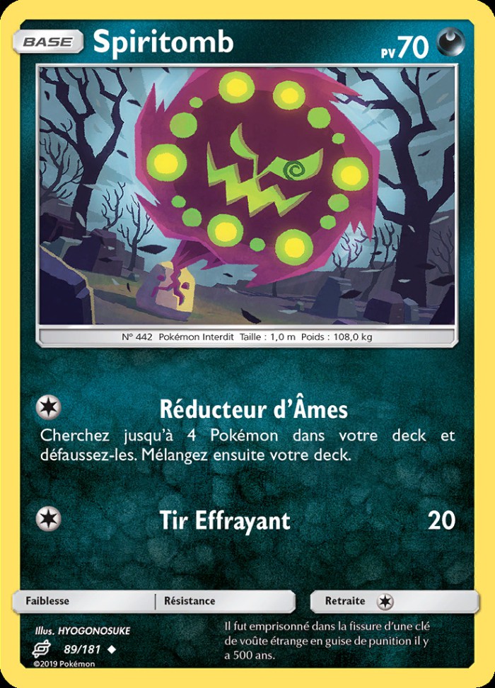 Carte Pokémon: Spiritomb