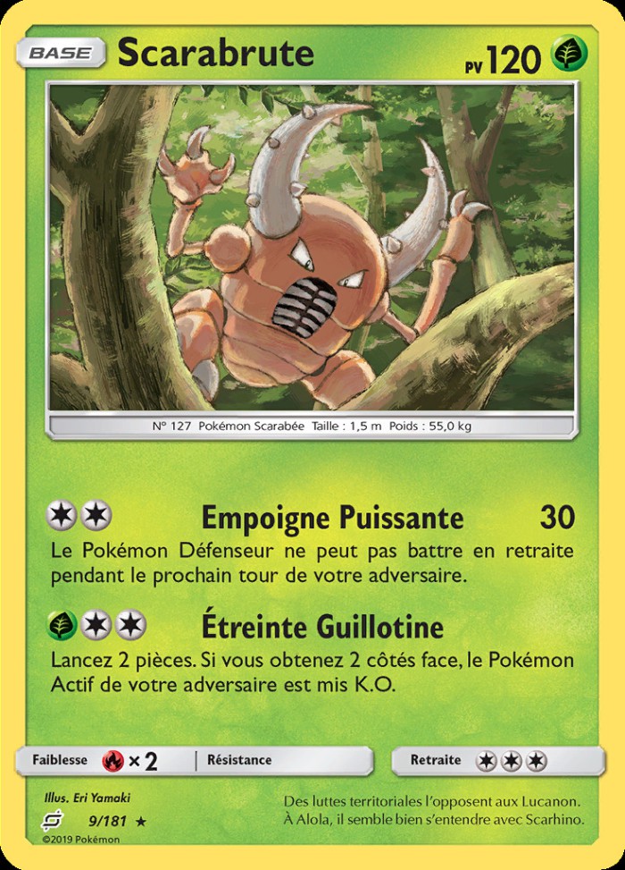 Carte Pokémon: Scarabrute