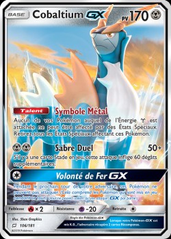 Carte Pokémon: Cobaltium GX